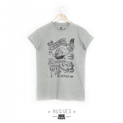 T shirt HUGUES homme gris...