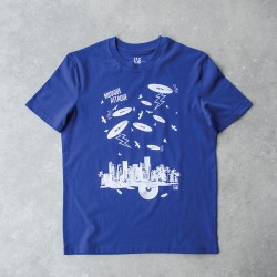Tee shirt bleu mixte...
