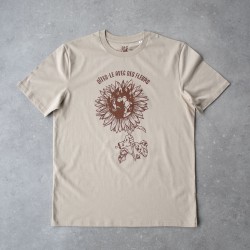 Tshirt crème unisexe FELIN...