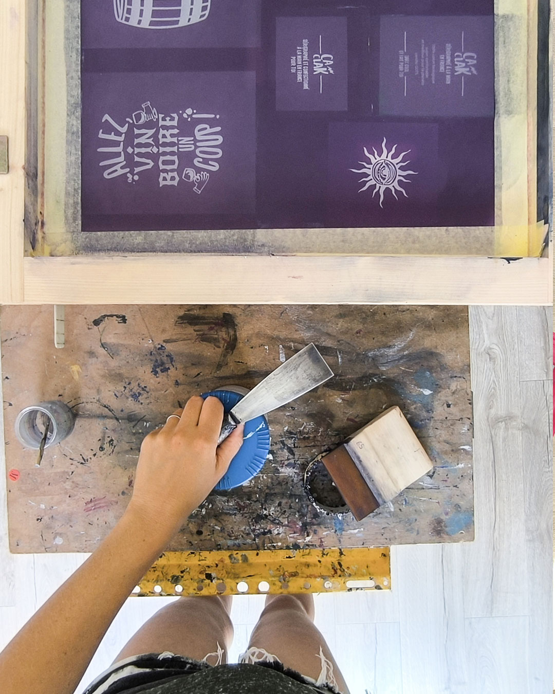 materiel serigraphie CA CLAK