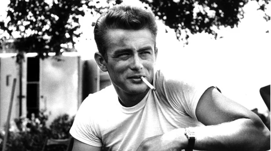 james dean tee shirt blanc